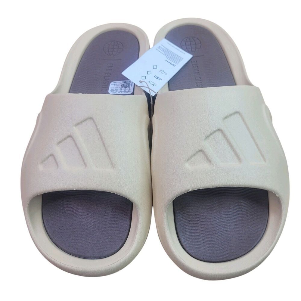 Adidas Unisex Adult Adicane Slide Sandal Size Mens‎ 8 Womens 9 New Sand Strata - Picture 3 of 6